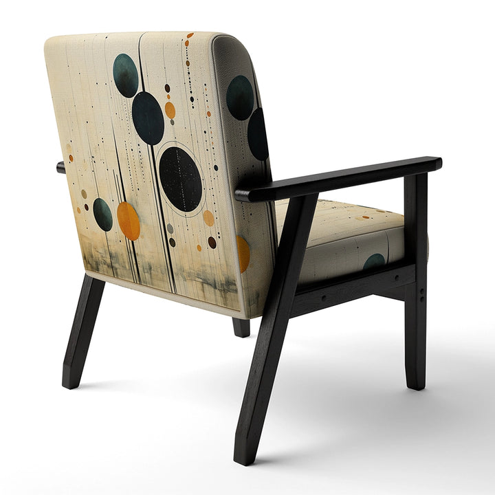 Colorful Mid Century Minimalist Oasis IV- Upholstered Accent Chair