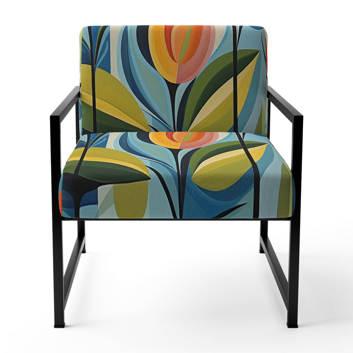 Green Mid Century Mod Nature II - Eclectic Modern Accent Chair