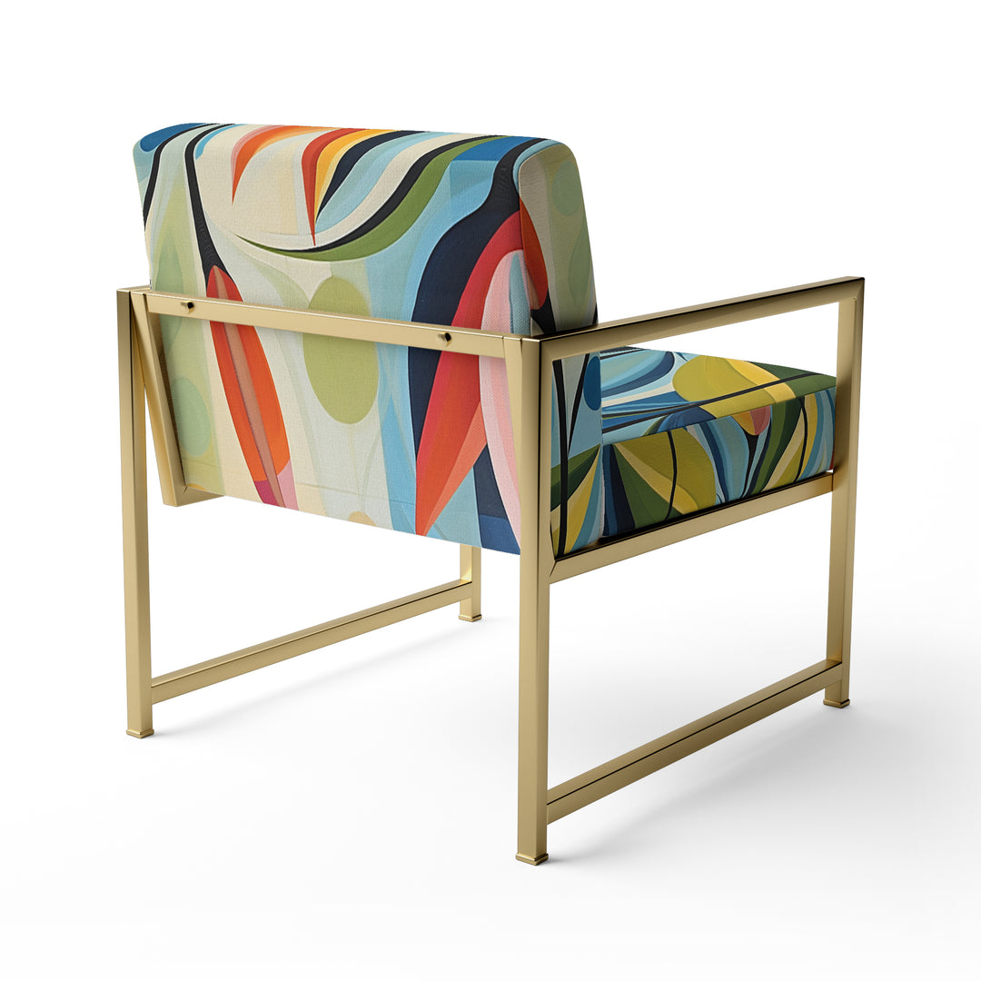 Green Mid Century Mod Nature II - Eclectic Modern Accent Chair