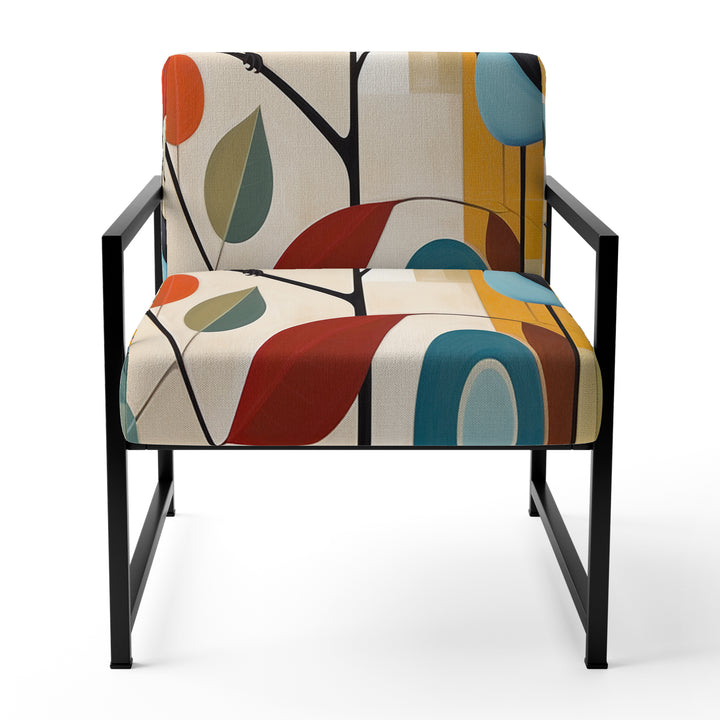 Green Mid Century Mod Nature III - Eclectic Modern Accent Chair