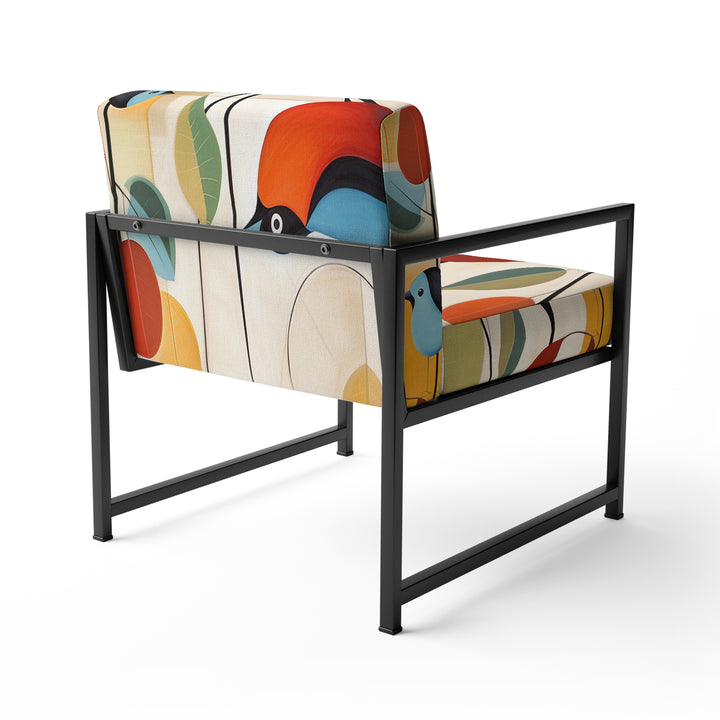 Green Mid Century Mod Nature III - Eclectic Modern Accent Chair