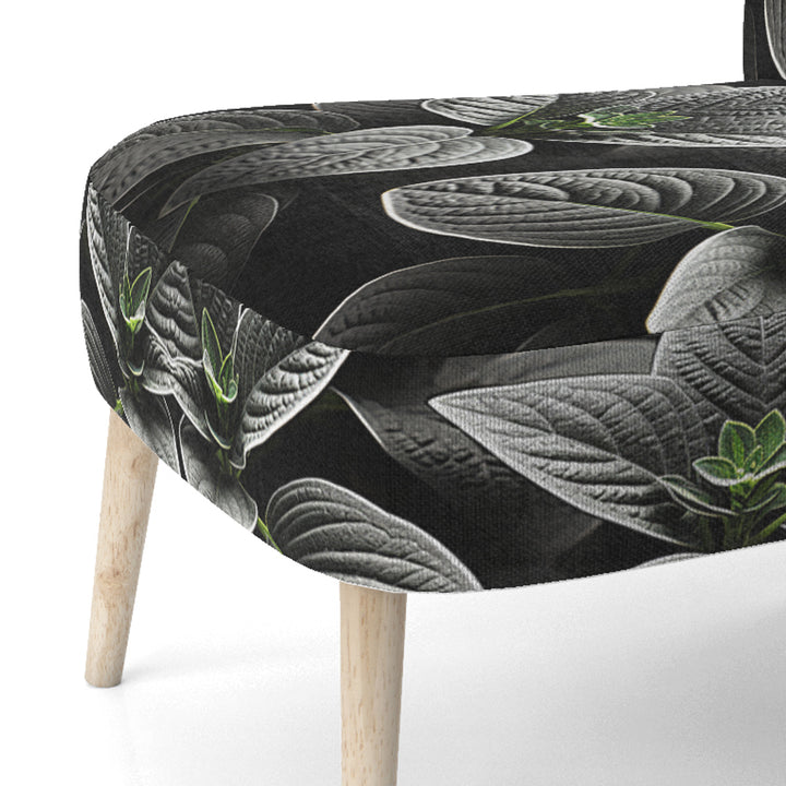 Grey Plants Botanical Serenity - Traditional Accent Side Chair