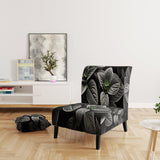 Grey Plants Botanical Serenity - Traditional Accent Side Chair