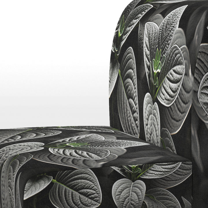 Grey Plants Botanical Serenity - Traditional Accent Side Chair
