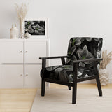 Grey Plants Botanical Serenity - Traditional Accent Side Chair