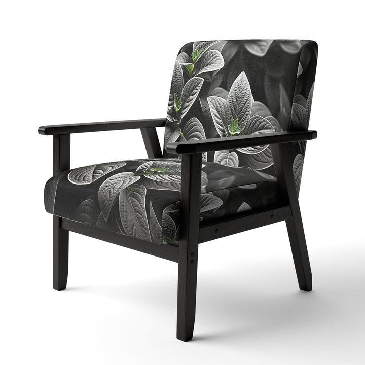 Grey Plants Botanical Serenity - Traditional Accent Side Chair