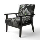 Grey Plants Botanical Serenity - Traditional Accent Side Chair