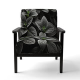 Grey Plants Botanical Serenity - Traditional Accent Side Chair