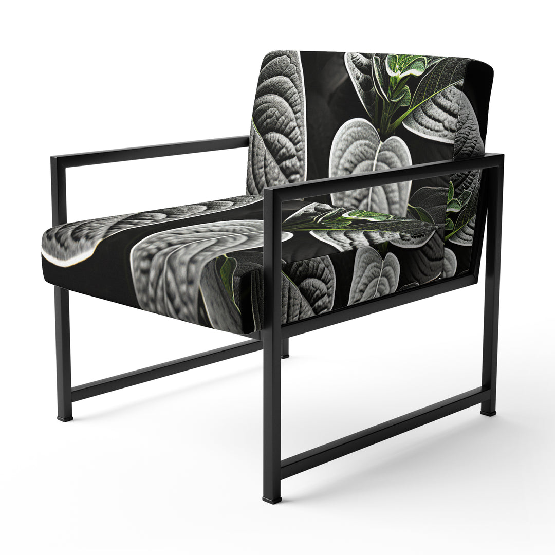Grey Plants Botanical Serenity - Traditional Accent Side Chair