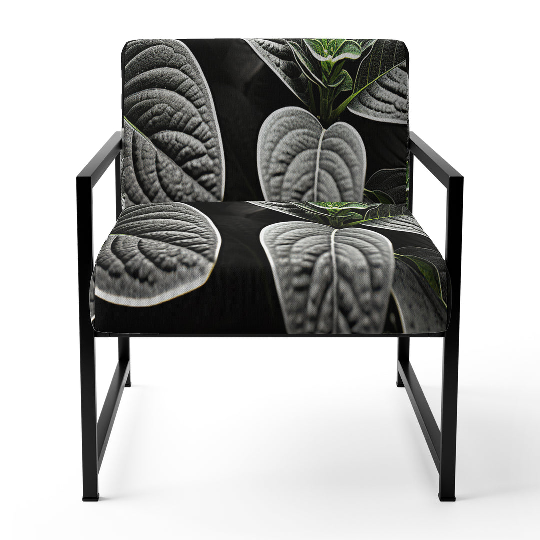 Grey Plants Botanical Serenity - Traditional Accent Side Chair