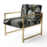 Grey Plants Botanical Serenity - Traditional Accent Side Chair