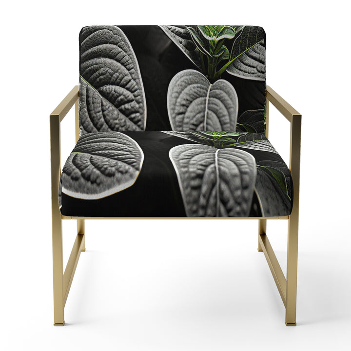 Grey Plants Botanical Serenity - Traditional Accent Side Chair