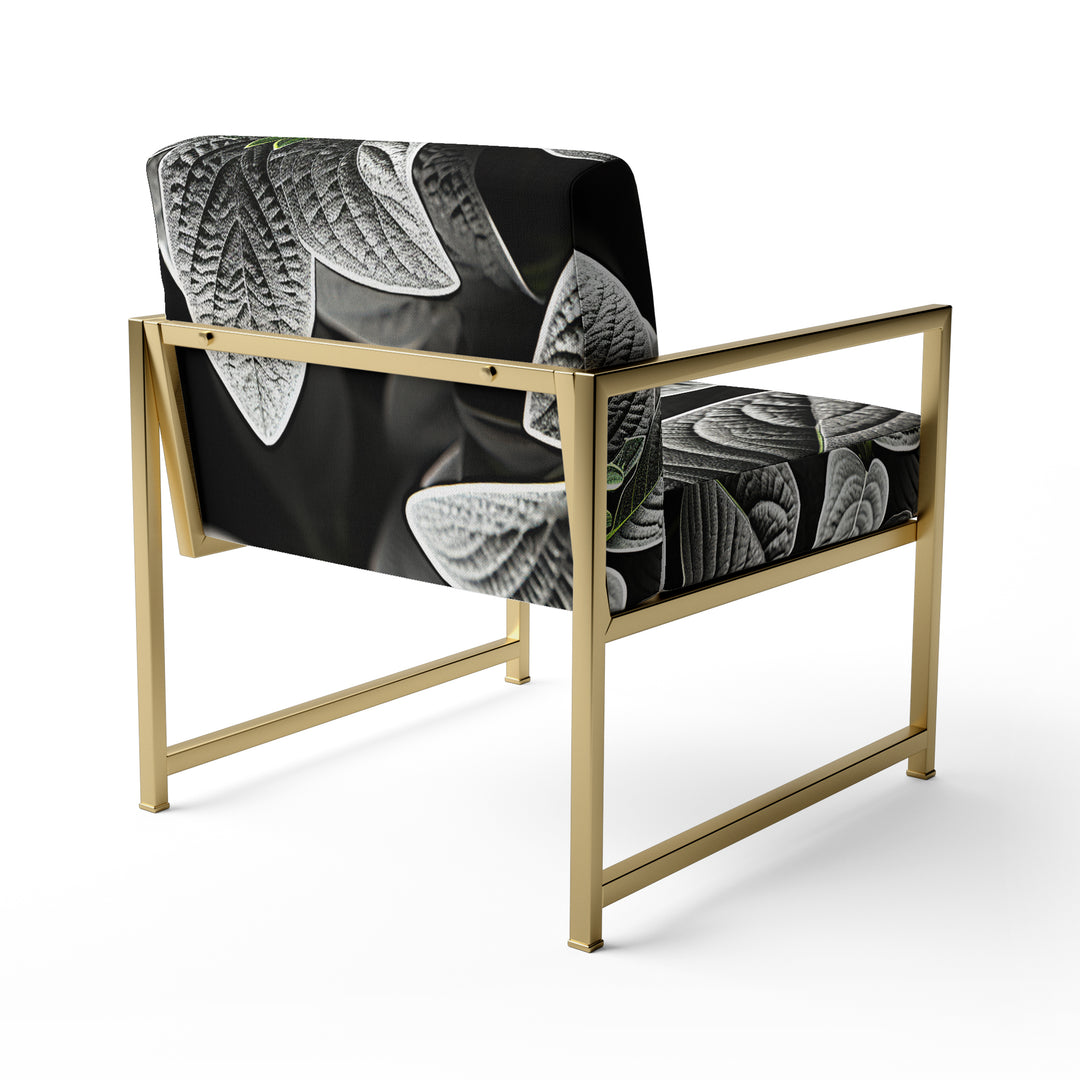 Grey Plants Botanical Serenity - Traditional Accent Side Chair