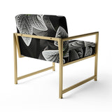 Grey Plants Botanical Serenity - Traditional Accent Side Chair