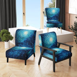 Pointillism River Majestic Cascade - Traditional Arm Chair