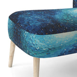 Pointillism River Majestic Cascade - Traditional Arm Chair