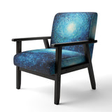 Pointillism River Majestic Cascade - Traditional Arm Chair