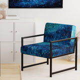Pointillism River Majestic Cascade - Traditional Arm Chair