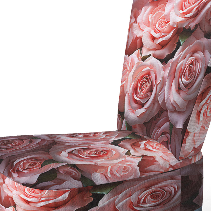 Pink Graceful Roses Bouquet - Modern Arm Chair