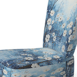 Winters Flowers Embrace Pointillism - Traditional Arm Chair