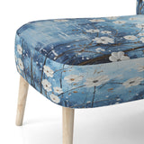 Winters Flowers Embrace Pointillism - Traditional Arm Chair