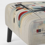 Colorful Suprematism Geometric Metamorphosis - Modern Arm Chair