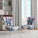 Suprematism Spatial Illusions - Upholstered Modern Accent Chairs