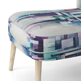 Suprematism Spatial Illusions - Upholstered Modern Accent Chairs