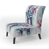 Suprematism Spatial Illusions - Upholstered Modern Accent Chairs