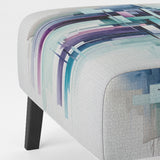Suprematism Spatial Illusions - Upholstered Modern Accent Chairs