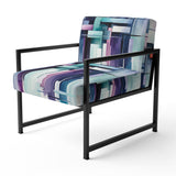 Suprematism Spatial Illusions - Upholstered Modern Accent Chairs