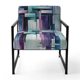 Suprematism Spatial Illusions - Upholstered Modern Accent Chairs