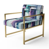 Suprematism Spatial Illusions - Upholstered Modern Accent Chairs