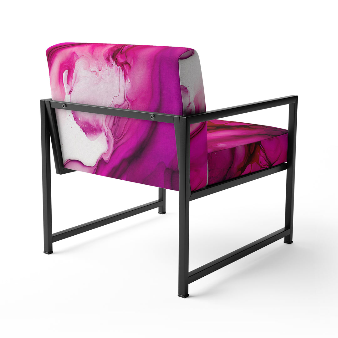 Ancient Mystery In Viva Magenta II - Modern Accent Chair