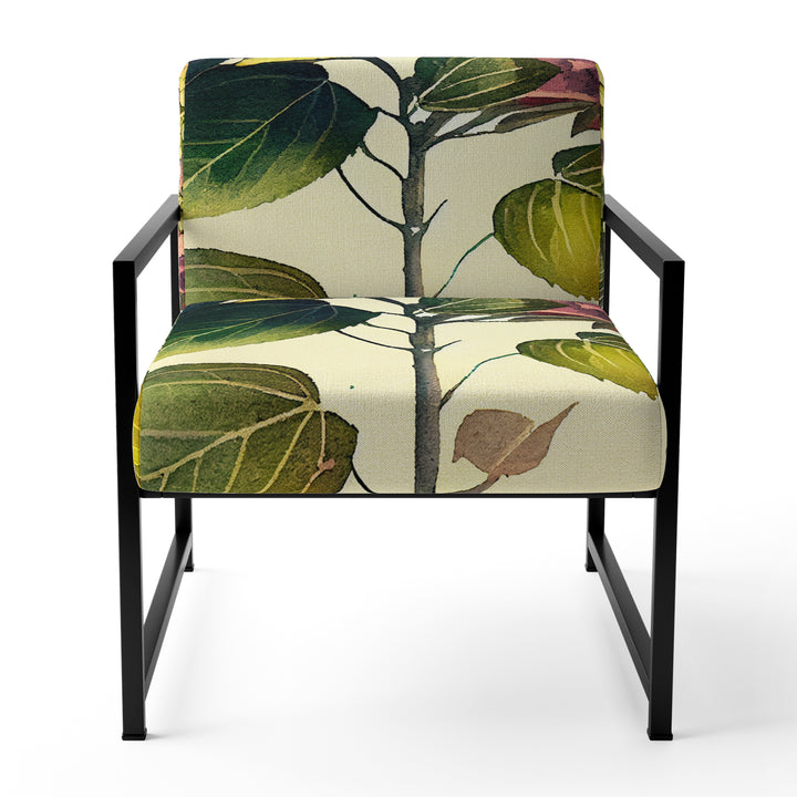 Pink Hydrangena II - Cottage Accent Chair