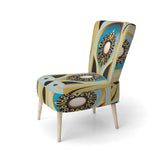 White Moon And Black Tears - Traditional Arm Chair