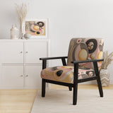 Dance Of The Golden Sphere - Upholstered Traditional Accent Chairs