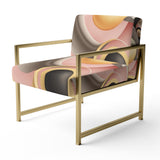 Dance Of The Golden Sphere - Upholstered Traditional Accent Chairs