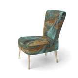 Whirling Waves - Modern Accent Slipper Chair
