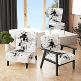 Monochrome Elementary Abstraction - Modern Arm Chair