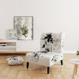 Monochrome Elementary Abstraction - Modern Arm Chair