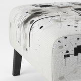 Monochrome Elementary Abstraction - Modern Arm Chair
