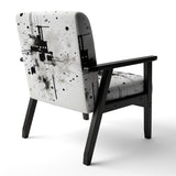 Monochrome Elementary Abstraction - Modern Arm Chair