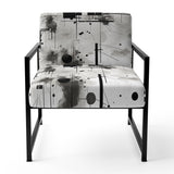 Monochrome Elementary Abstraction - Modern Arm Chair