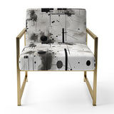 Monochrome Elementary Abstraction - Modern Arm Chair