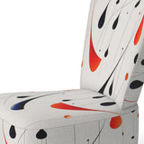 Tribute To Calder In Red And Black - Modern Accent Side Chair