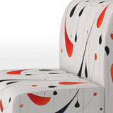 Tribute To Calder In Red And Black - Modern Accent Side Chair