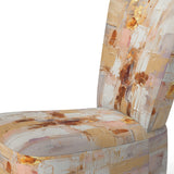 Sudden Blossoming In Vintage Gold - Upholstered Modern Accent Chairs