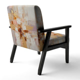 Sudden Blossoming In Vintage Gold - Upholstered Modern Accent Chairs