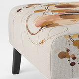 Gypsy Jazz Boho Chic Abstract Watercolor - Modern Arm Chair